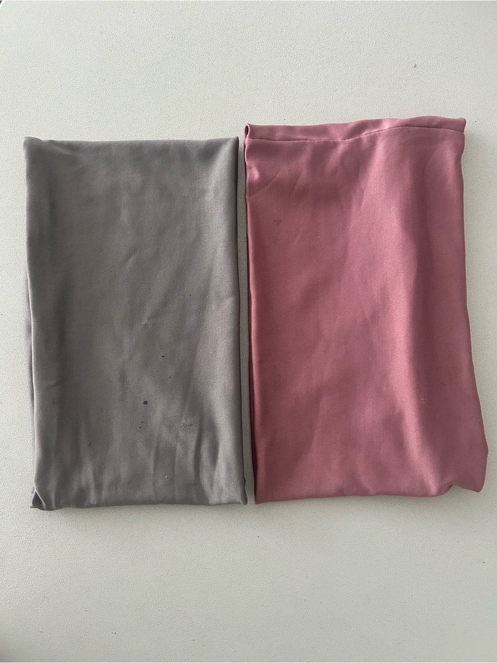 Headband Set - Gray and Dusty Pink
